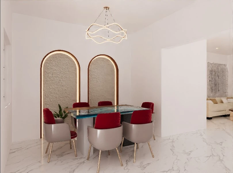 Dining room interior design | dining table